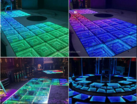 Imán LED DJ 3D Infinity Abyss Magic Wedding Stage Dance Floor Rainbow Stage Effect RGB Floor Proyector