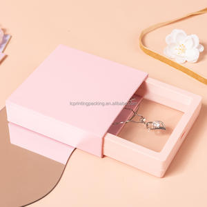 حار بيع المضادة الأكسدة PE فيلم خاتم سوار هدية مربع مجوهرات غشاء مربع مع ورقة التعبئة والتغليف صندوق بأدراج - Product Image 4