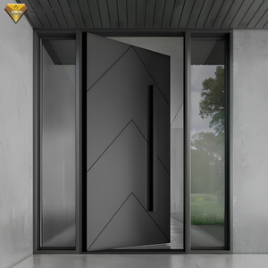 Porta d'Ingresso in Acciaio Moderna su Misura, Resistente alle Intemperie, Durevole e Antiruggine per Applicazioni di Sicurezza Esterne - Product Image 2