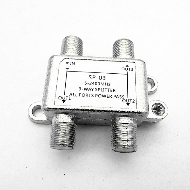 Dish Satellite Accessories Satellite Multitap 2 Way Power Digital Cable Tv Splitter