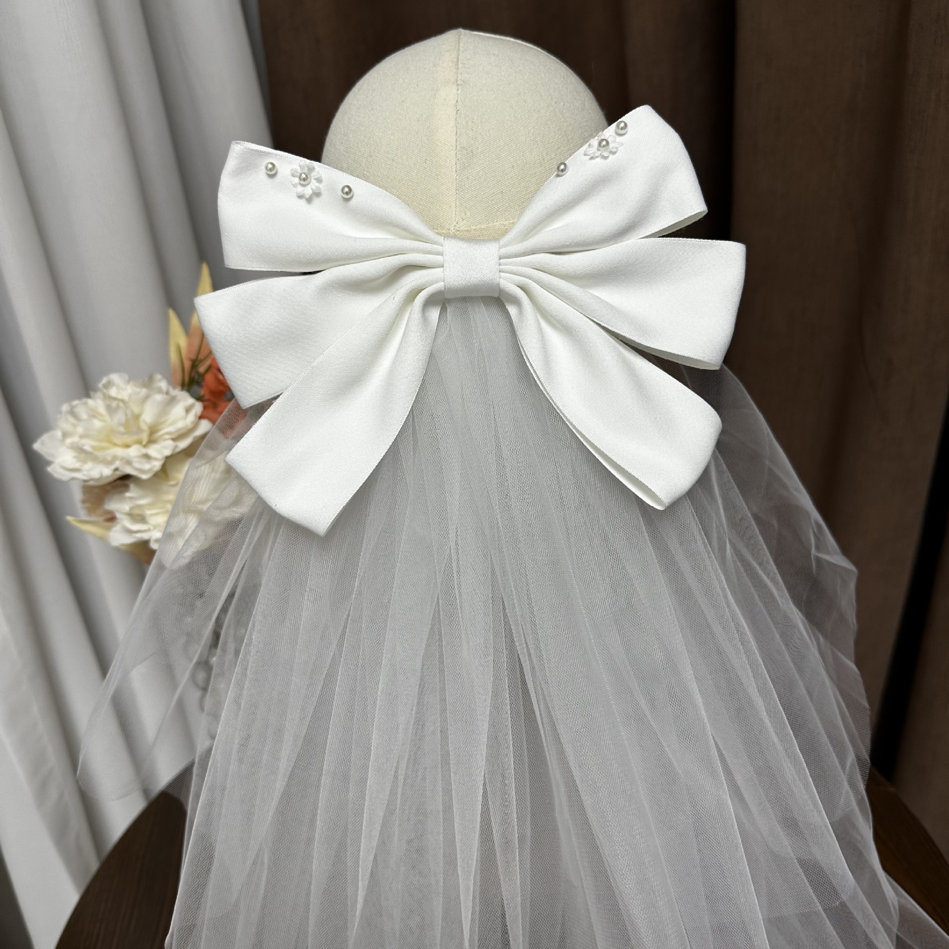 Blanc s0040- environ 55cm