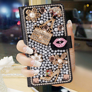 Portefeuille en cuir à rabat Girly de luxe Bling Diamants pour iPhone 17 Pro Max Sparkly Stones <span class=keywords><strong>Book</strong></span> Case pour <span class=keywords><strong>Samsung</strong></span> <span class=keywords><strong>Galaxy</strong></span> S25 <span class=keywords><strong>Ultra</strong></span> - Product Image 6