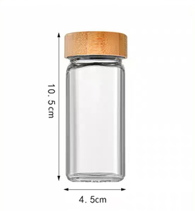 Barattolo <span class=keywords><strong>in</strong></span> <span class=keywords><strong>Vetro</strong></span> Personalizzabile da 120ml (4oz) per Condimenti, Conservazione Freschezza, Ideale per Campeggio - Cilindrico Quadrato per Peperoncino, Cumino, BBQ - Product Image 6