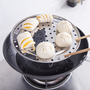 Rejilla Multifuncional de Acero Inoxidable para <span class=keywords><strong>Vaporera</strong></span>, Bandeja Redonda para Cocinar al Vapor, Accesorio para Ollas de Cocina - Product Image 5