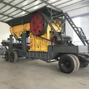 Guter Preis Kompakte Struktur Kleine und große mobile Backen brecher maschine Steinbrecher-Stein zerkleinerung maschine mit großer Kapazität - Product Image 6