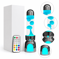 Lampe à lave liquide dynamique en chrome métallique, éclairage d'ambiance, vente en gros d'usine, pour la maison et le bureau