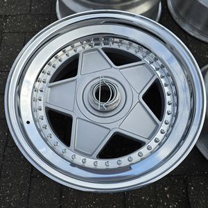 Bku 3 pièces 5x108 pour Ferrari F40 F50 <span class=keywords><strong>288</strong></span> <span class=keywords><strong>GTO</strong></span> Enzo LaFerrari F8 Tributo roue forgée 16 17 18 pouces jante en alliage à plat profond classique - Product Image 3