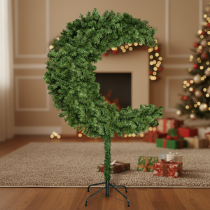 Decorazioni per il Ramadan in Vendita Transfrontaliera, Luci LED Bianco Caldo, Supporto in Metallo a Forma di Mezzaluna, Decorazione per Albero di Natale - Product Image 3