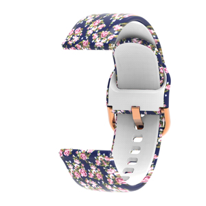 Bracelet en silicone imprimé 20mm pour Huami Amazfit <span class=keywords><strong>GTR</strong></span> 42/Bip/GTS pour <span class=keywords><strong>Garmin</strong></span> Forerunner 245 645/Vivoactive <span class=keywords><strong>3</strong></span> Easyfit Wristband - Product Image 2