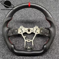 Volant sport en fibre de carbone et cuir hydro-dépoli modifié pour Subaru WRX STI/Impreza, disponible pour l'exportation