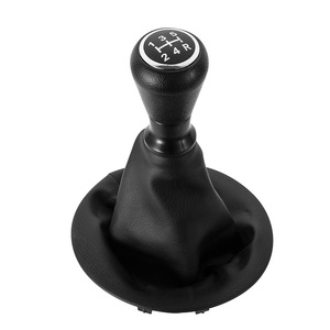 Car Gear <b>Knob</b> Leather 5-Speed Manual Transmission <b>Shift</b> <b>Knob</b> For Peugeot Citroen - Product Image 1