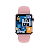 Montre connectée GS9 Mini avec moniteur de fréquence cardiaque et d'oxygène sanguin, étanche, Android, écran OLED NFC de 1,7 pouce, GPS