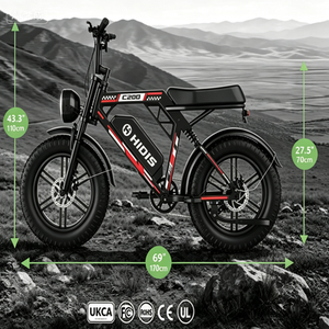 Vélo Électrique Tout-Terrain à Pneus Larges 250W, Moteur Arrière, Batterie Lithium Amovible 48V, <span class=keywords><strong>VTT</strong></span> Adulte pour Déplacements Quotidiens sur Routes Rurales, Vente en Gros - Product Image 4