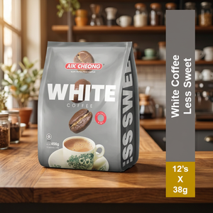 AIK CHEONG Malasia Crema para Café Blanca 3 en 1 456g Baja en Azúcar en Polvo Instantáneo Hecho con Granos de Arábica y Robusta Vida Útil de 24 Meses - Product Image 3