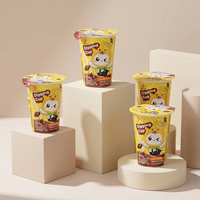 Boîte de collation amusante : Biscuits à tremper au chocolat avec bâtonnets de biscuits croustillants et sauce au chocolat au lait – Export