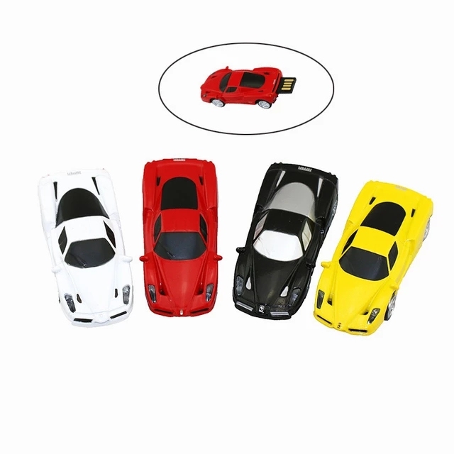 Promotion Gift New Metal Car Key Shape High-Speed USB Flash Drives 16GB-64GB 2.0 Interface Custom Colors