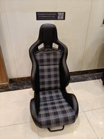 Harga Pabrik Kursi Recaro Cs Berkualitas Tinggi Kursi Recaro Kulit PVC Kursi Bucket Recaro Universal Kursi Balap Serat Karbon