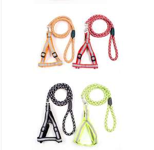 Kualitas Tinggi Anjing <span class=keywords><strong>Harness</strong></span> Reflektif Pet <span class=keywords><strong>Harness</strong></span> dan Tali Anjing Kucing Tali Pengikat Dada Hewan Peliharaan Perlengkapan Pabrik Grosir - Product Image 1