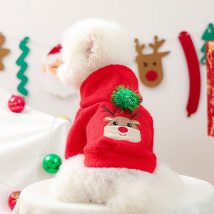 Vêtements pour animaux de compagnie en coton en gros, tenues de couple, robes pour l'hiver et l'été, pantalons pour <span class=keywords><strong>chien</strong></span> pour les fêtes de Noël et le Nouvel An, tenues de couple - Product Image 2