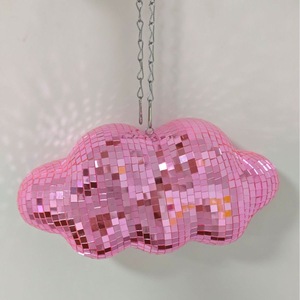 Adorno Colgante de Bola de <span class=keywords><strong>Discoteca</strong></span> Transfronteriza, Nube de <span class=keywords><strong>Discoteca</strong></span>, Decoración para el Hogar, Artesanía, Adorno Navideño, Accesorio para Crear Ambiente - Product Image 5