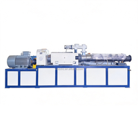 Extrudeuse bivis conique multi-tailles SJSZ65/132 SJSZ92/188 SJSZ80/156 pour la granulation de poudre PP/PVC – Machines à économie d'énergie
