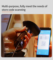 Scanner portable SUNMI, scanner de codes-barres 2D QR, système POS, scanner de codes-barres précis pour la vente au détail