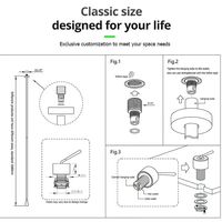 Robinet de lavabo intelligent personnalisé haut de gamme sans contact pour salle de bain monté au plafond lavabo sans contact avec capteur automatique en laiton
