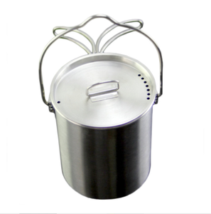 Marmite de cuisson en acier inoxydable 500 ml 700 ml pour camping en extérieur, café, eau, soupe, bouilloire, récipient à eau - Product Image 3