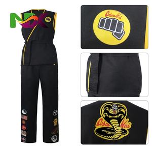Traje de Karate Kid <span class=keywords><strong>Cobra</strong></span> Kai para Cosplay, Artes Marciales, Actuaciones y Disfraces de <span class=keywords><strong>Anime</strong></span> - Product Image 5