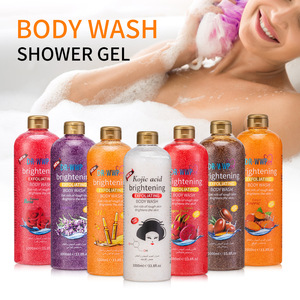 Gel Douche Parfumé à l'Acide Kojique 1000ml – Nettoyant Exfoliant Hydratant Éclaircissant Longue Durée pour Vente en Gros - Product Image 2