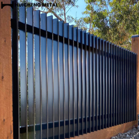 Clôture en lames d'aluminium thermolaquées en vrac pour les distributeurs de matériaux de construction, les entrepreneurs et les projets de développement de villas