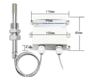 Sensor Transmitter Temperatur 4-20mA Hart Stainless Steel IP65 24VDC ODM