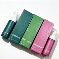 Cajas de Cartón Blancas Plegables para Empaque de Cosméticos y Cuidado de la Piel, Impresión Personalizada con Logotipo en Relieve