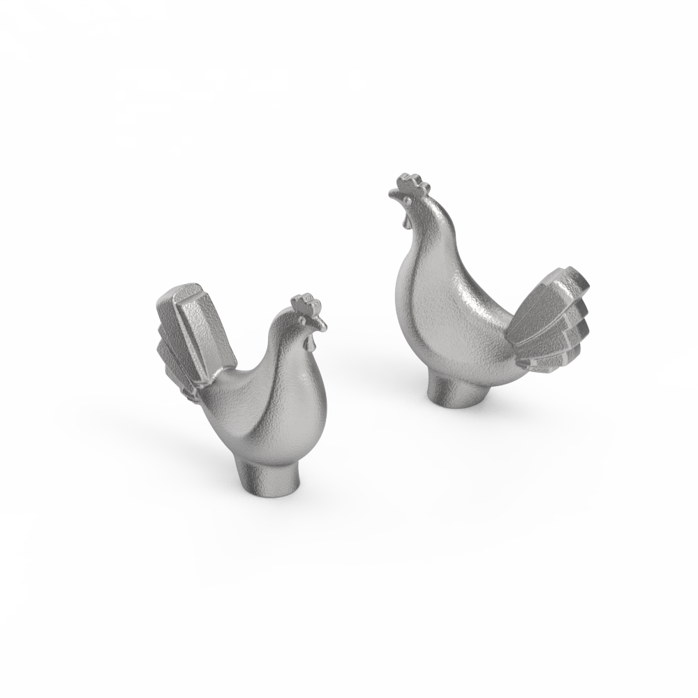 Il materiale può essere selezionato maggiore è la quantità, più favorevole è il prezzo degli articoli da cucina Linee morbide senza pomello per gallina a remi