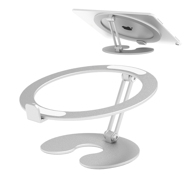 New Arrival Adjustable Aluminum Tablet Phone Stand Bracket for Ipad Desktop Mobile Phone Lazy Tablet Phone Holder Dock