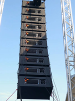 Nouvelle conception de haut-parleurs actifs professionnels pour spectacles en plein air, scène, mariage, enceintes line array passives professionnelles