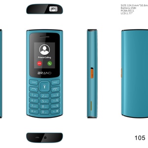 โทรศัพท์มือถือราคาโรงงาน รุ่น 105 หน้าจอ 1.77 นิ้ว ขายส่งคุณภาพดี โทรศัพท์มือถือ 2G รองรับสองซิม - Product Image 5