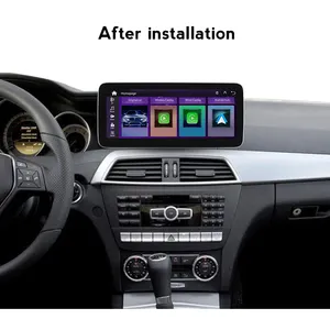 Android Auto Multimedia Dvd-speler Dvr Voor Benz C Klasse W204 S204 C180 C280 C400 C450 2011-2013 NTG4.5 Swc Hd Screen Carplay