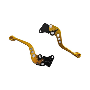Pièces de modification pour moto à double frein à tambour : guidon, leviers d'embrayage et de frein en alliage d'aluminium usiné CNC - Product Image 4