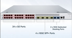 Switch HUA WEI S530-24T4XE: 24 Puertos 10/100/1000Base-T + 4 Puertos 10GE, para Redes Empresariales y de Monitoreo - Product Image 2