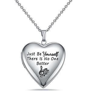 Collar Unisex de Acero Inoxidable Electrochapado con Forma de Corazón Abrible, Cadena de Eslabones, Diseño de Dibujos Animados Anime Stitch <span class=keywords><strong>Ohana</strong></span>, Novedad Superventas - Product Image 4