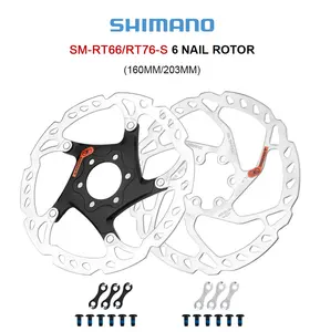 SHIMANO SM-RT76 SM-RT66 SM-RT64 SM-RT54 160 Rotors de frein à disque SM-RT66 mm 203mm SLX ZEE DEORE vtt pièces de cyclisme