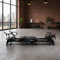 Reformer Pilates en alliage d'aluminium robuste et personnalisable, haut de gamme, pour studio, réglable, écologique, garantie 2 ans