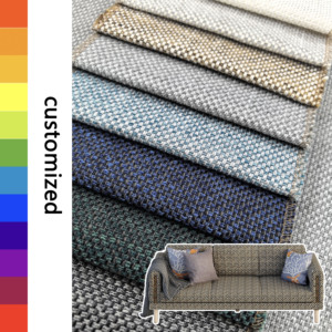 Tessuto Pongee in Stile Inglese Vintage a Rapida Vendita, Lino Intrecciato Traspirante per Tessili Domestici, Tinta Unita - Product Image 1