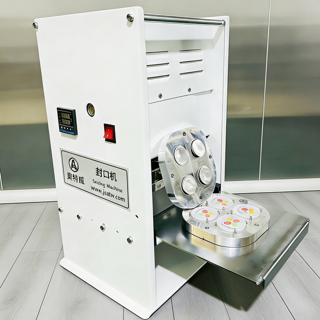 Aluminum Nespresso Coffee Capsule Cup Manual Sealing Machine Electric Heat Sealing Machine Aluminum Foil Plastic K-Cup Sealer