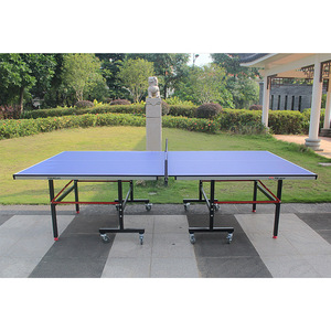 Table de ping-pong Double Fish 201V 280x152.5x76 cm pliable avec roulettes pour usage intérieur et extérieur - Product Image 2