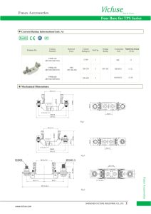 Base de fusible TPSB 80V DC de alta calidad para componentes de bajo voltaje de la serie TPS - Product Image 3