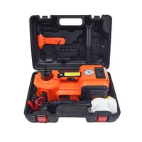 Gato hidráulico eléctrico para coche Jinyun 12V transfronterizo, versión todoterreno con bomba de aire, herramienta 3 en 1 para cambio de neumáticos, en stock