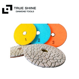 True Shine 3 Step Granito Mármol Pulido de diamante y almohadillas de pulido para la aplicación de piso de pulido húmedo - Product Image 2