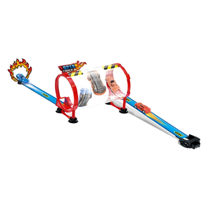 Juguetes <span class=keywords><strong>Hot</strong></span> Slot: Coche de Juguete de Plástico Total Take Over con Ruedas de Retroceso y Pista de Construcción, Escala 1:5, Unisex para Niños - Product Image 3